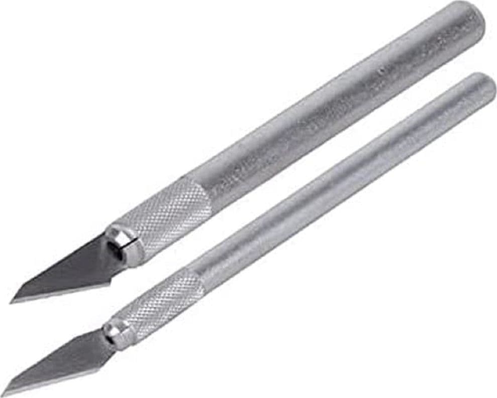 KIT 10PZ BISTURI TAGLIABALSA TAGLIO COLTELLO PRECISIONE INCISIONE 2 MANICI 92200 - 2