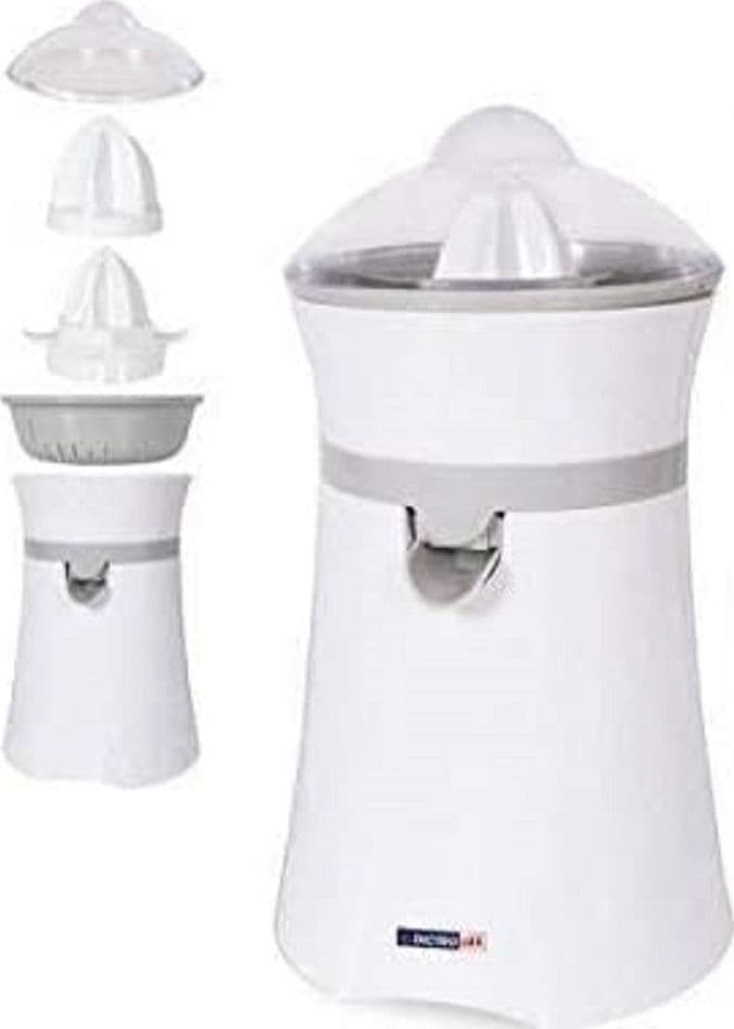 SPREMIAGRUMI 20W CON SISTEMA A PRESSIONE AUTOMATICO 2 TESTINE CESTELLO FILTRANTE - 5