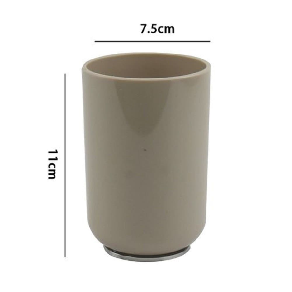 BICCHIERE PORTASPAZZOLINI DENTIFRICIO TORTORA SILVER ACCESSORI ARREDO BAGNO 69467 - 2