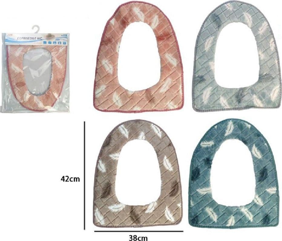 CUSCINO COPRISEDILE WATER SEDUTA COPERTURA MORBIDA PER WC PIUME COLORATE 87205 - 2