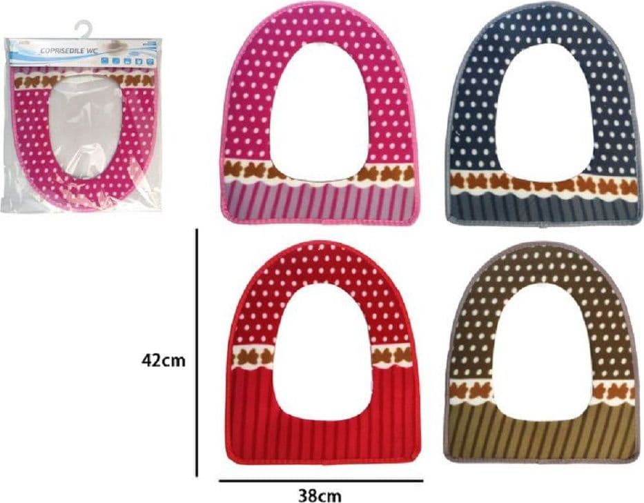 CUSCINO COPRISEDILE WATER SEDUTA COPERTURA MORBIDA WC FANTASIA COLORATA 87201 - 2