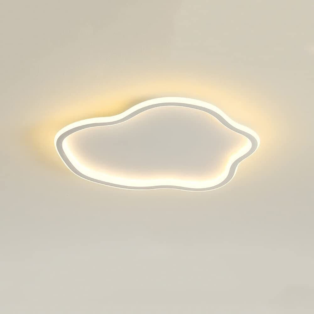 PLAFONIERA LED LAMPADA SOFFITTO MODERNA ONDULATA LUCE FREDDA NATURALE CALDA C48 - 5