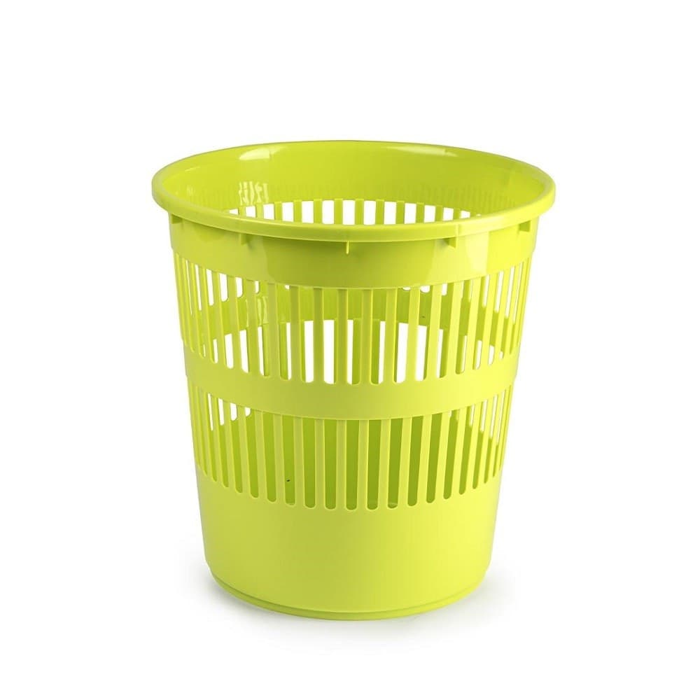 PATTUMIERA TONDA CESTINO IN PLASTICA 11.3LT 27.5X27.5X28CM IN VARI COLORI 11962 - 4
