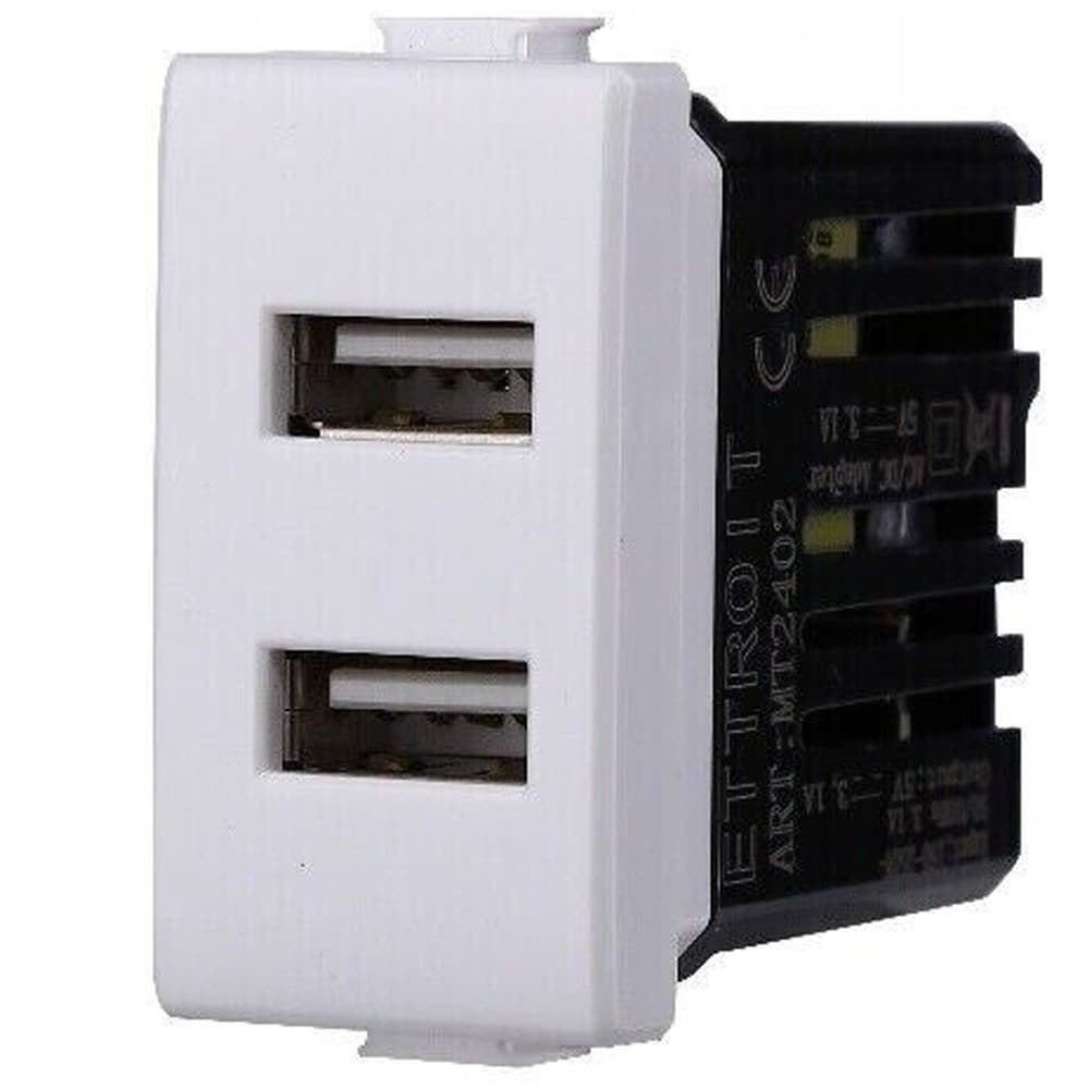 SERIE BTICINO FRUTTI MATIX COMPATIBILE PRESA SCHUKO LAN PULSANTE DEVIATORE USB - 49