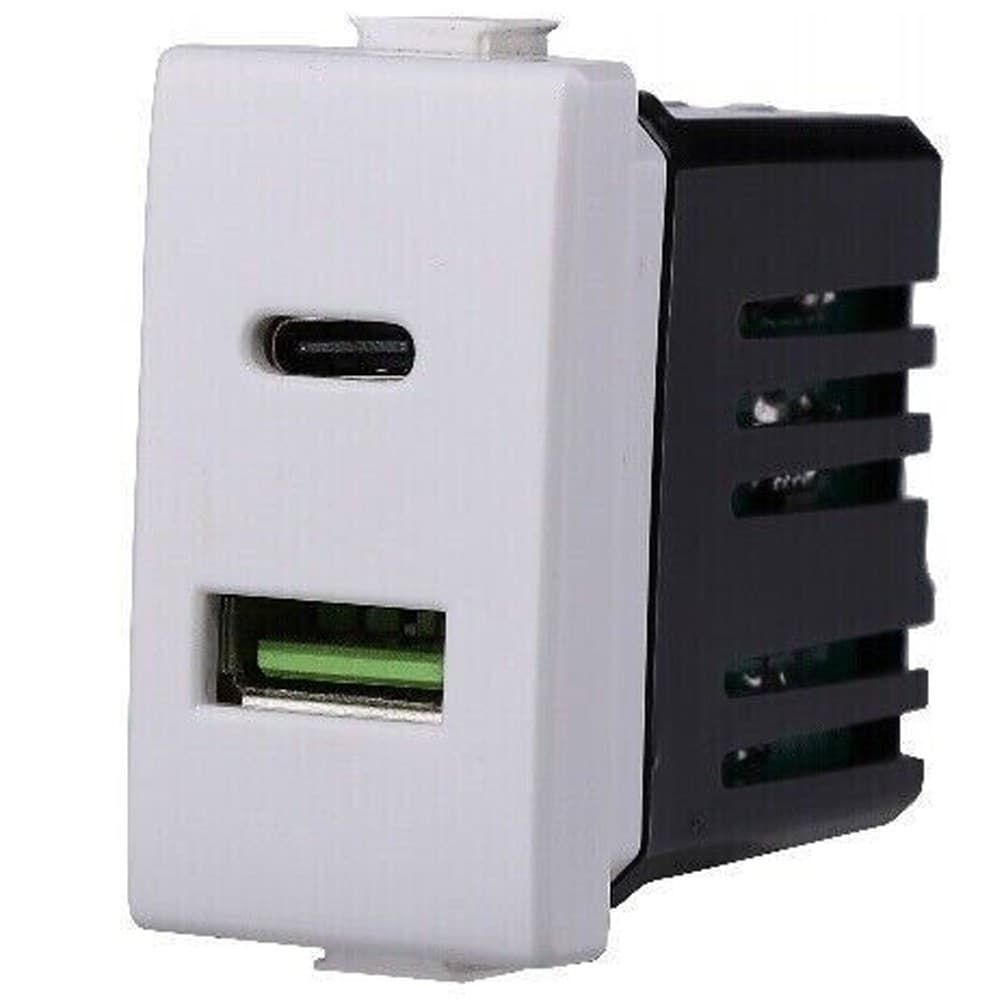 SERIE BTICINO FRUTTI MATIX COMPATIBILE PRESA SCHUKO LAN PULSANTE DEVIATORE USB - 44