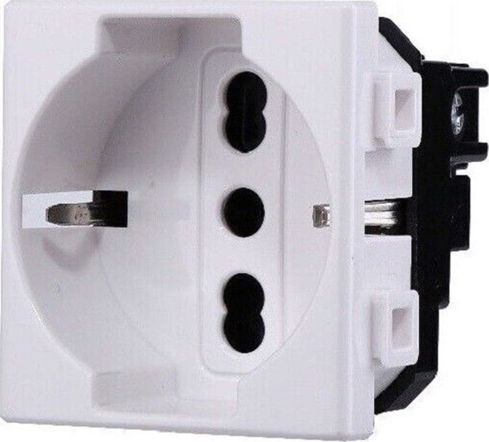 SERIE BTICINO FRUTTI MATIX COMPATIBILE PRESA SCHUKO LAN PULSANTE DEVIATORE USB - 17