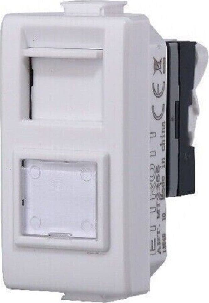 SERIE BTICINO FRUTTI MATIX COMPATIBILE PRESA SCHUKO LAN PULSANTE DEVIATORE USB - 27