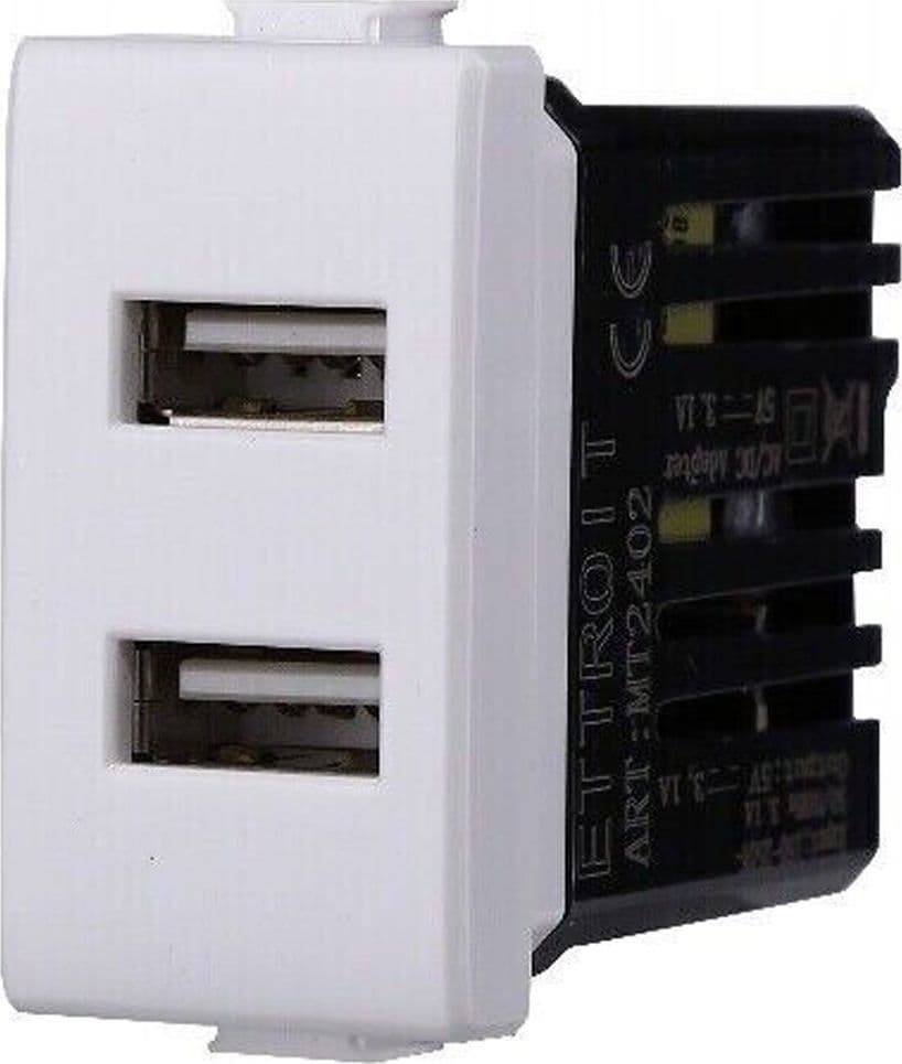 SERIE BTICINO FRUTTI MATIX COMPATIBILE PRESA SCHUKO LAN PULSANTE DEVIATORE USB - 28
