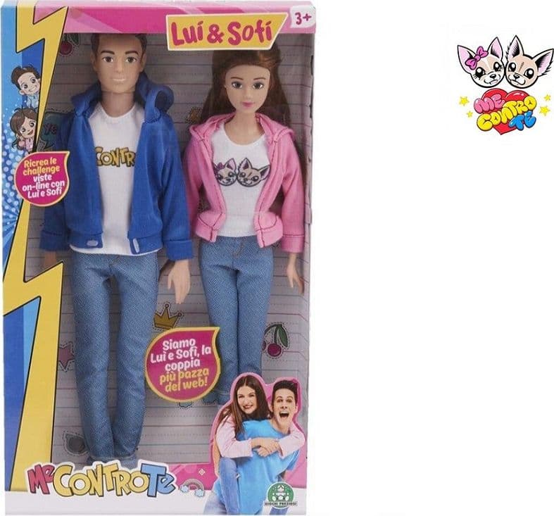 BAMBOLE SOFI E LUI 30 CM COPPIA FASHION DOLL GIOCATTOLO BAMBINA ME CONTRO TE - 3