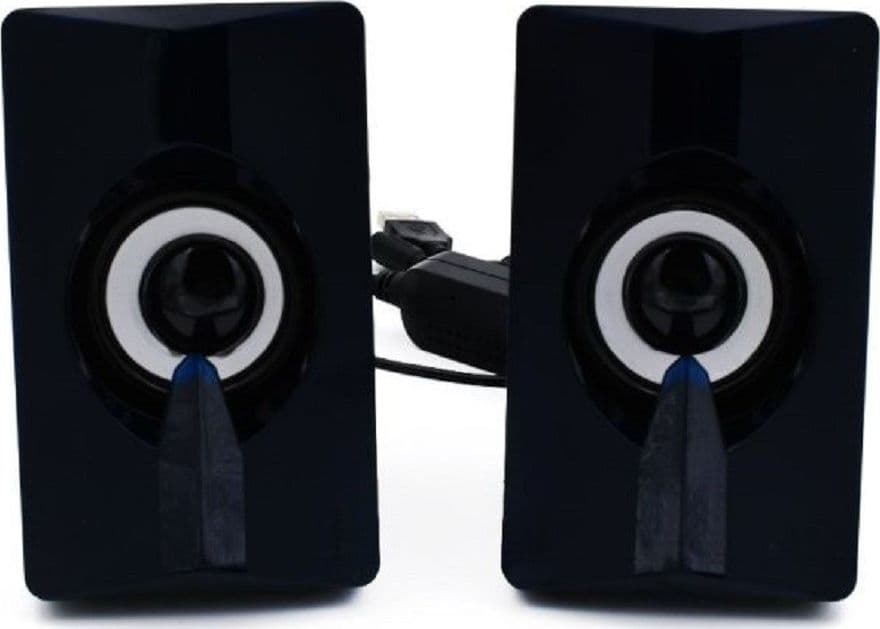 SET MINI ALTOPARLANTI SPEAKERS PER BASSO PER COMPUTER LUCI LED COLORATE Q-T124 - 8