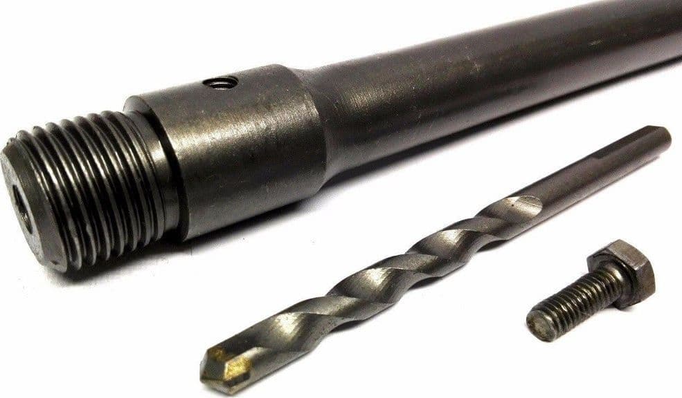 FRESA CAROTATRICE A TAZZA PER MURO DA 30MM A 130MM CON ASTA DA 65 CM SDS MAX - 4