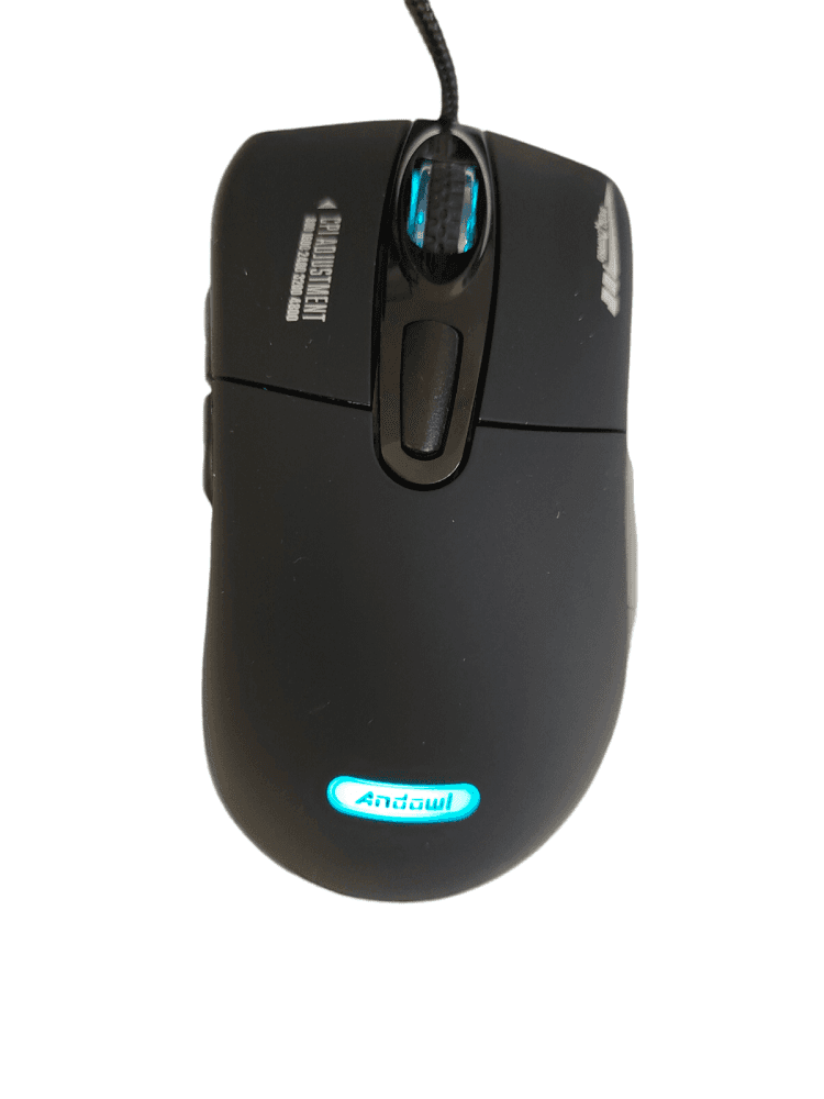 MOUSE GAMING LED PER PC NOTEBOOK LAPTOP DPI REGOLABILE FILO USB OTTICO Q-T144 - 8