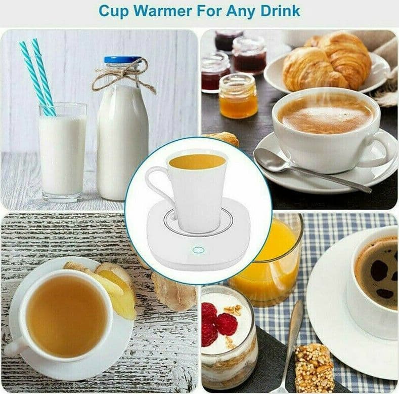 SCALDA TAZZA ELETTRICO BEVANDE Tè CAFFè LATTE PORTATILE CALORE CASA UFFICIO 220V - 9