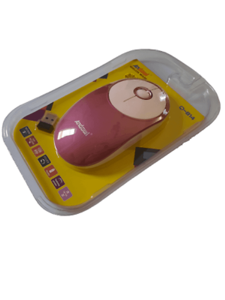 MOUSE WIRELESS OTTICO SENZA FILI USB NOTEBOOK PC COMPUTER 1200 DPI 2,4GHZ Q-814 - 4