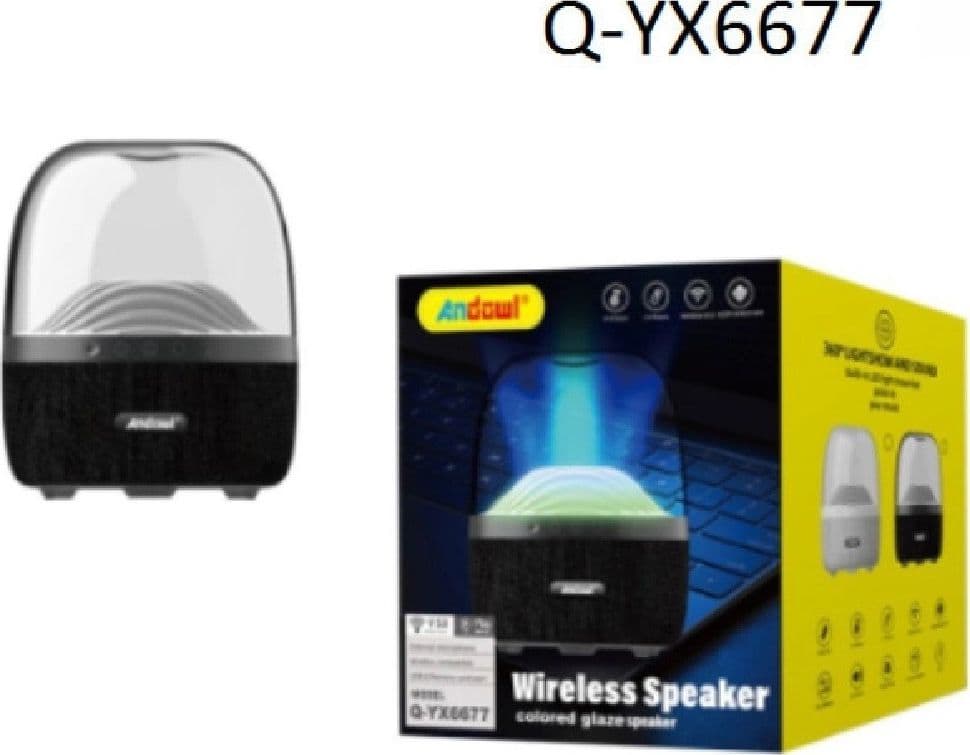 ALTOPARLANTE RICARICABILE WIRELESS BLUETOOTH DA 5 W CON RADIO PORTATILE Q-YX6677 - 3