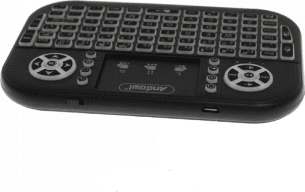 MINI TASTIERA WIRELESS BLUETOOTH RICARICABILE Q-K700C CON TOUCHPAD INGLESE USA - 2
