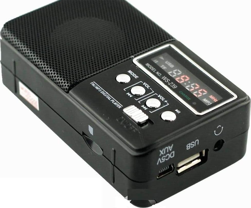 SPEAKER WIRELESS BLUETOOTH RICARICABILE ALTOPARLANTE RADIO FM PORTATILE Q-Y7000 - 5