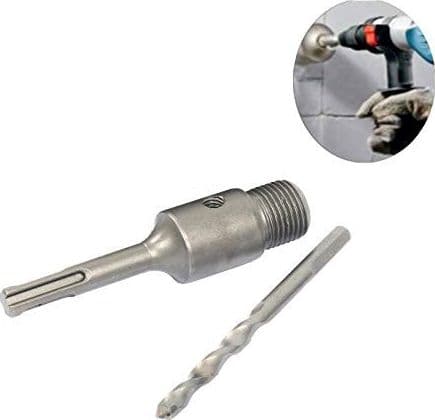 FRESA CAROTATRICE A TAZZA PER PER MURO DA 30MM A 160MM + ASTA DA 11 CM SDS MAX - 4
