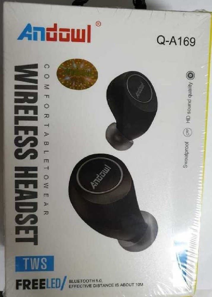 CUFFIE SENZA FILI AURICOLARI WIRELESS Q-A169 BLUETOOTH SMARTPHONE IOS ANDROID - 5