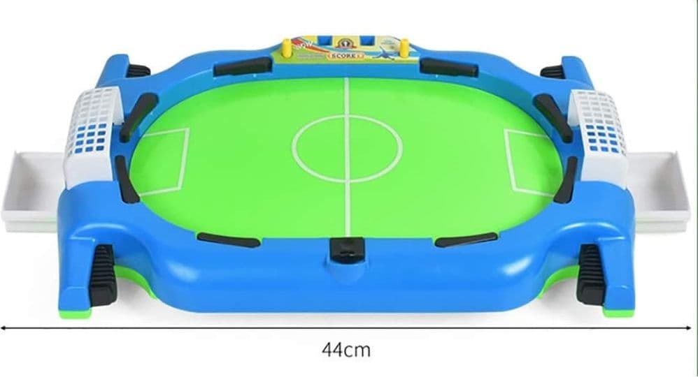 MINI CAMPO DA CALCIO BALILLA DA TAVOLO PALLINE GIOCO INTERATTIVO BAMBINI REGALI - 6