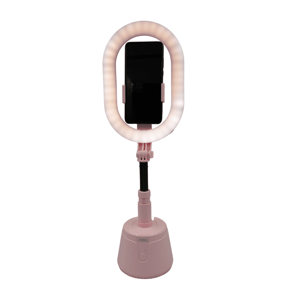 ANELLO LUMINOSO LUCE DIMMERABILE RING LIGHT 360° CON SUPPORTO CELLULARE Q-MG601 - 2