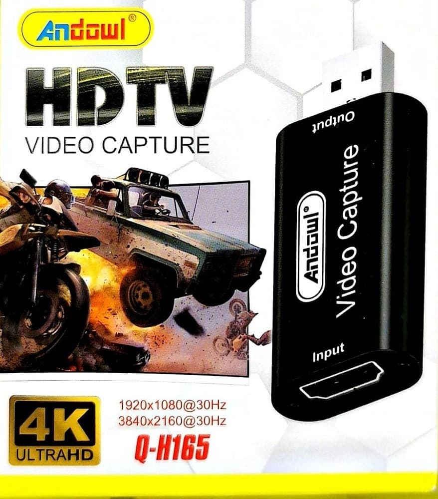 SCHEDA ACQUISIZIONE VIDEO CONNESSIONE USB HDMI VIDEO CAPTURE HD TV 4K Q-H165 PC - 2