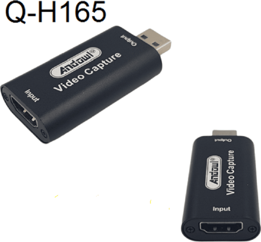 SCHEDA ACQUISIZIONE VIDEO CONNESSIONE USB HDMI VIDEO CAPTURE HD TV 4K Q-H165 PC - 3