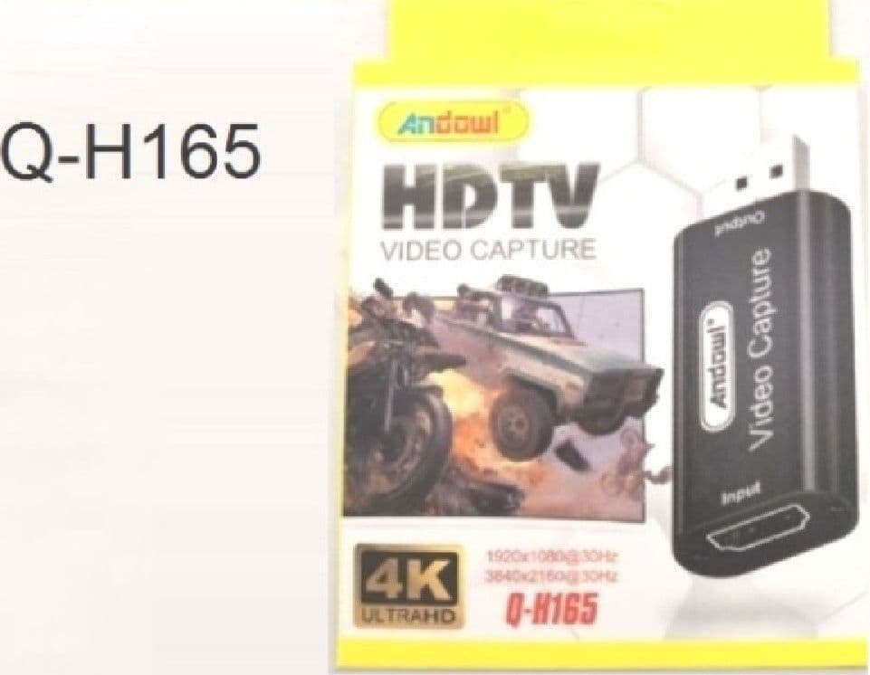 SCHEDA ACQUISIZIONE VIDEO CONNESSIONE USB HDMI VIDEO CAPTURE HD TV 4K Q-H165 PC - 6