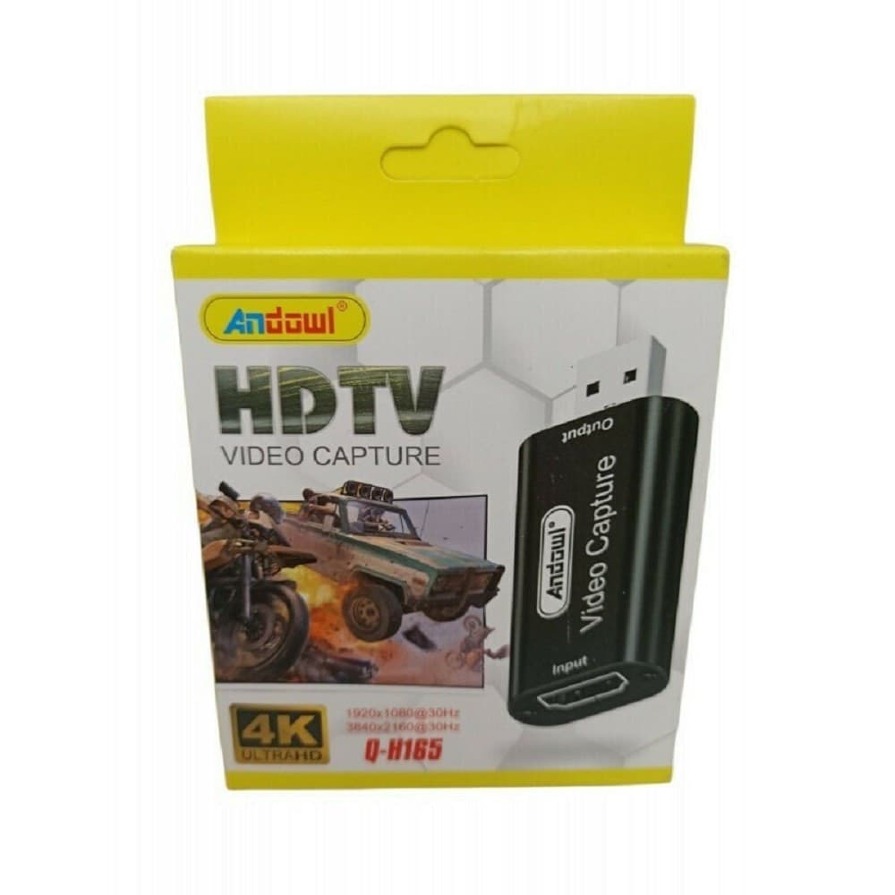SCHEDA ACQUISIZIONE VIDEO CONNESSIONE USB HDMI VIDEO CAPTURE HD TV 4K Q-H165 PC - 7