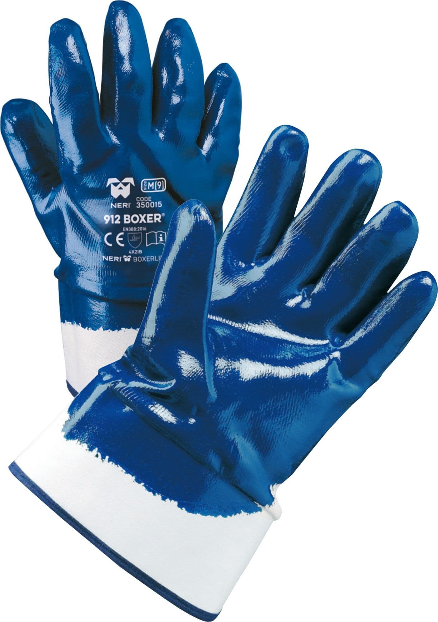 GUANTI DA LAVORO IN TESSUTO JERSEY DI COTONE IMPREGNATO IN NBR X EDILIZIA BOXER - 4