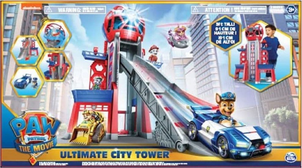 MEGA QUARTIERE GENERALE PAW PATROL 6 PERSONAGGI VEICOLO LUCI SUONI GIOCO BAMBINI - 9