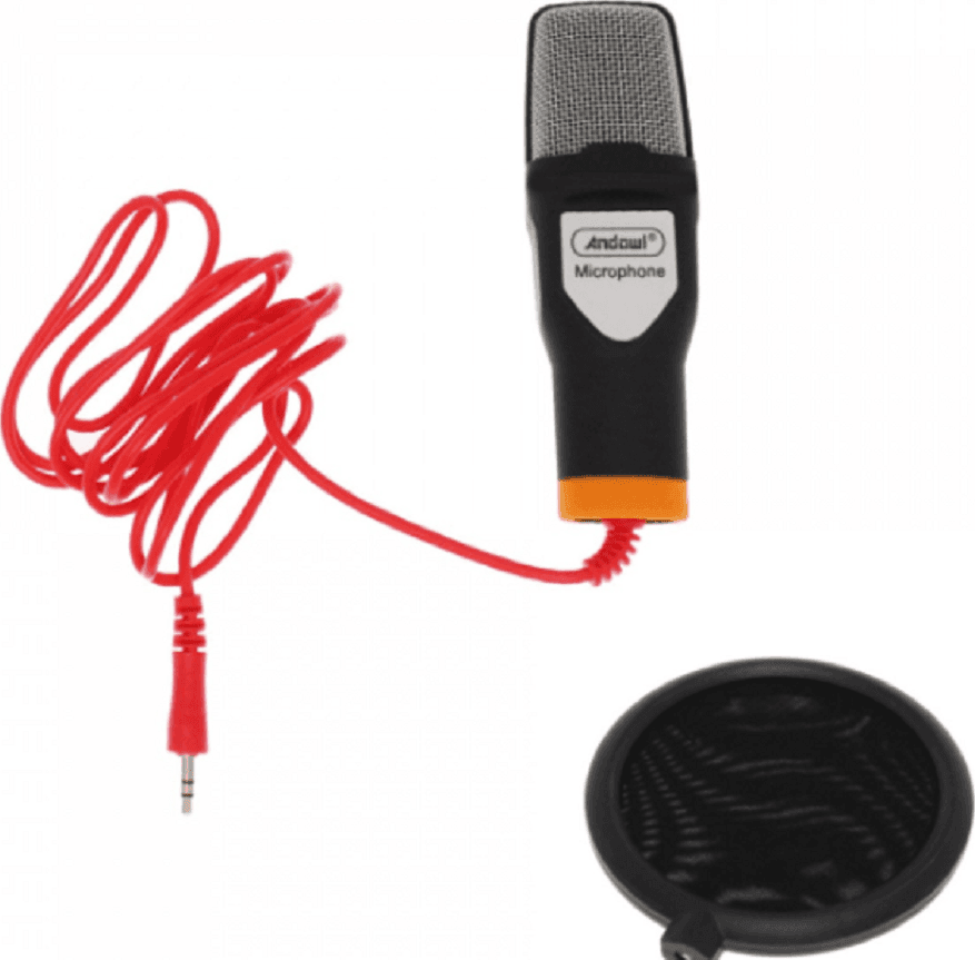 MICROFONO A CONDENSATORE Q-MIC580 SCHEDE AUDIO BLUETOOTH FILTRO ANTI-POP CON BASE - 2