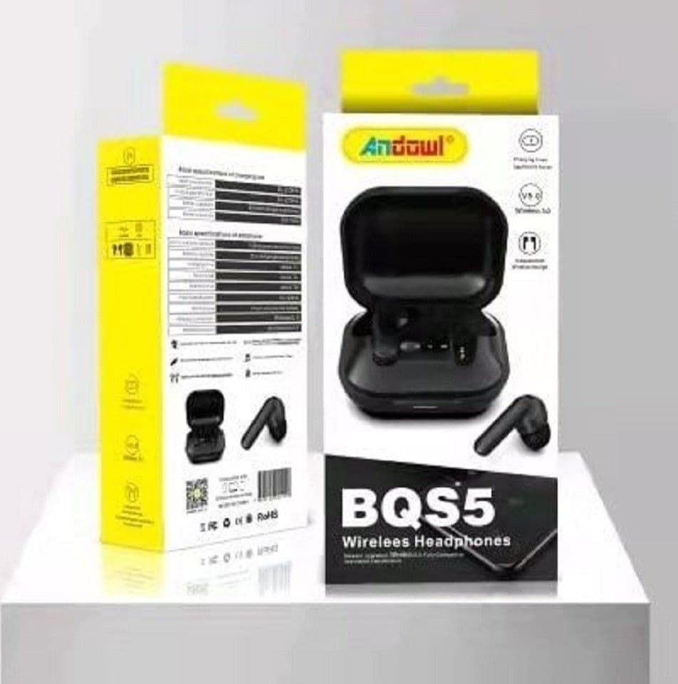 CUFFIE WIRELESS CON DISPLAY STATO BATTERIA BLUETOOTH5.0 MICROFONO FUNZIONE TOUCH - 3