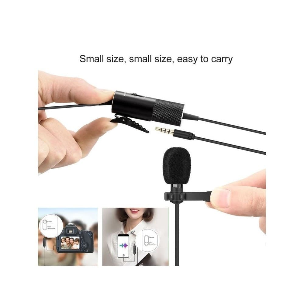 MINI MICROFONO LAVALIER OMNIDIREZIONALE 360° PER SMARTPHONE FOTOCAMERA Q-955S - 4