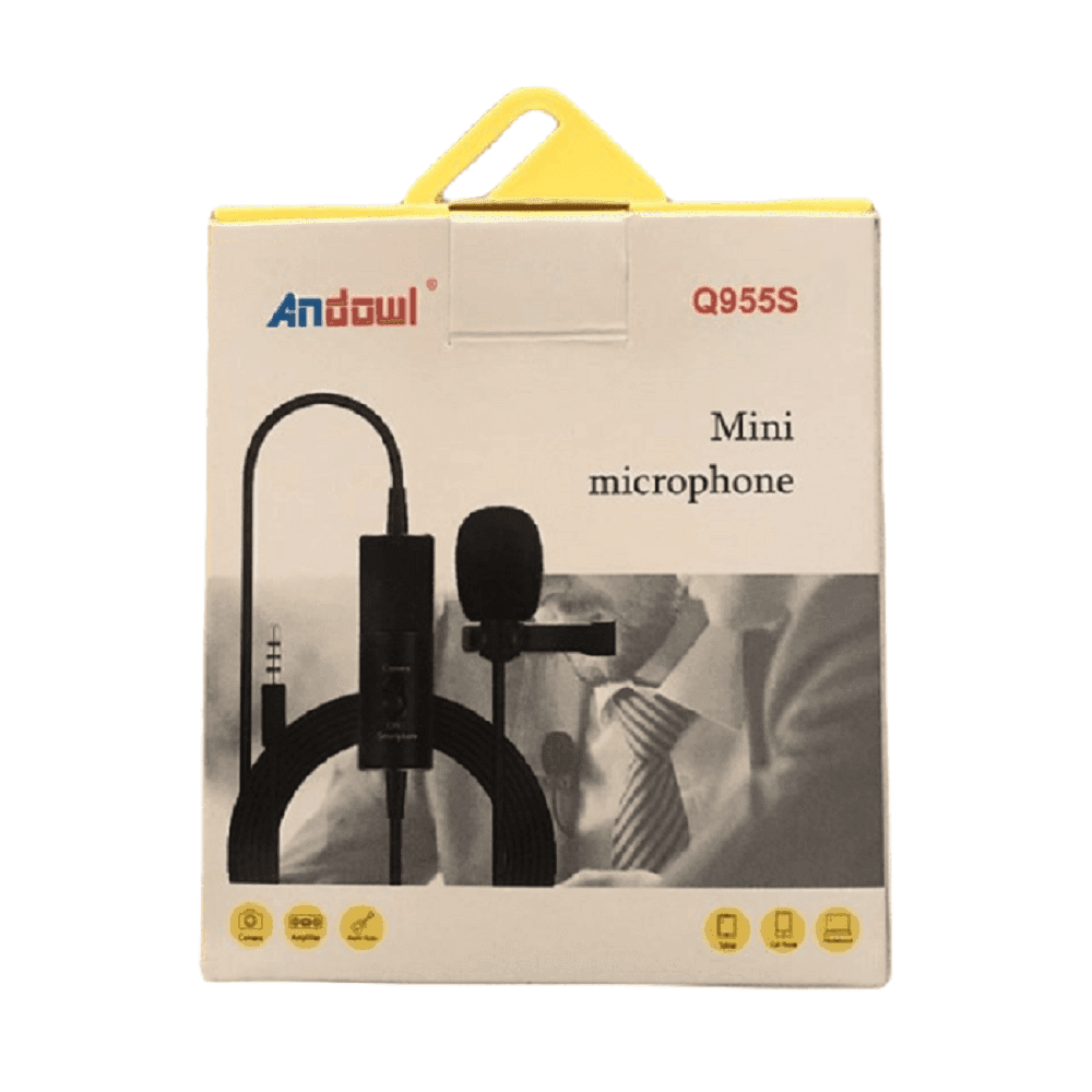 MINI MICROFONO LAVALIER OMNIDIREZIONALE 360° PER SMARTPHONE FOTOCAMERA Q-955S - 7