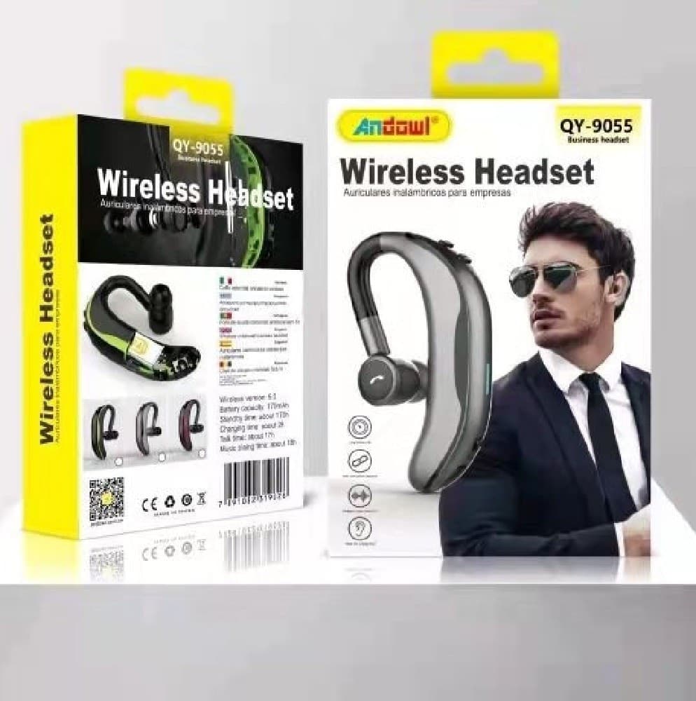 CUFFIA WIRELESS VIVAVOCE BLUETOOTH IN-EAR AURICOLARE SENZA FILI SPORT QY-9055 - 10
