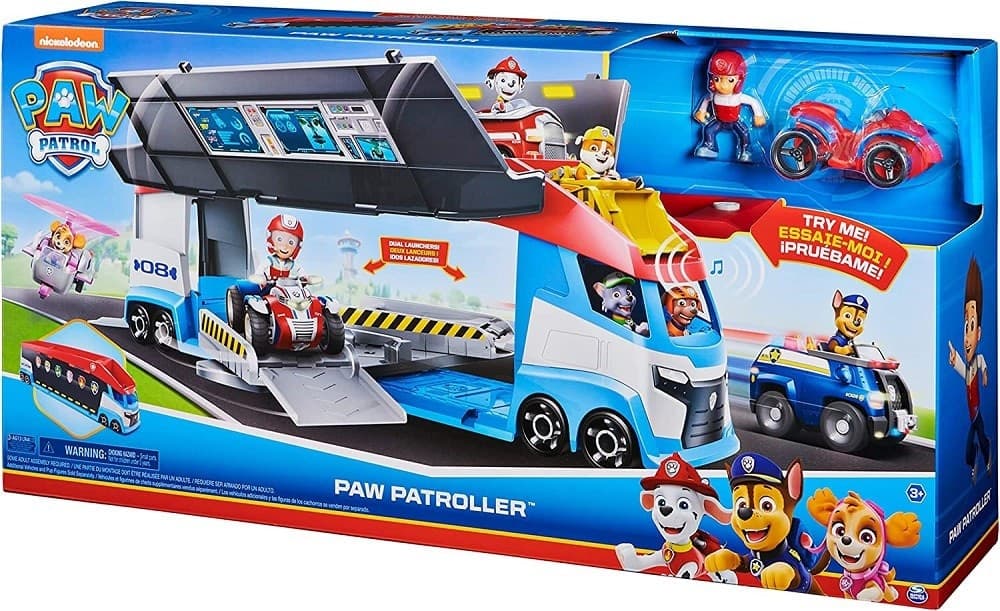 PAW PATROLLER VEICOLO TRASFORMABILE PAW PATROL PERSONAGGI RYDER QUAD GIOCHI BAMBINI - 8