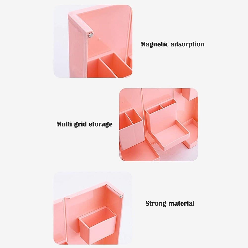 ORGANIZER IN PLASTICA PER TRUCCHI DA SCRIVANIA 24.5 X 28 CM POCHETTA PER TRUCCHI - 9