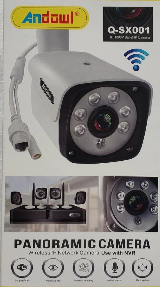TELECAMERA DI RETE IP WIRELESS PANORAMICA DA ESTERNO COMPATIBILE CON NVR Q-SX001 - 12