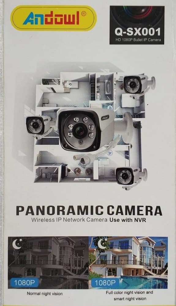 TELECAMERA DI RETE IP WIRELESS PANORAMICA DA ESTERNO COMPATIBILE CON NVR Q-SX001 - 13
