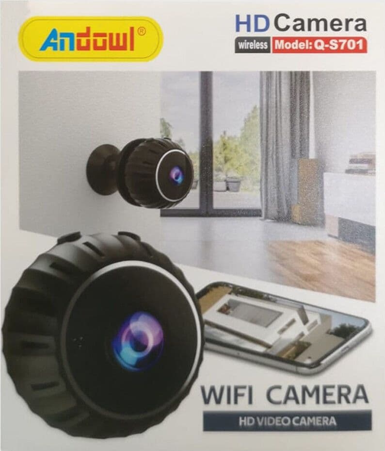 TELECAMERA WIRELESS CAMERA HD SMART LIFE Q-S701 RICARICABILE CASA INTERNI ESTERNI - 13