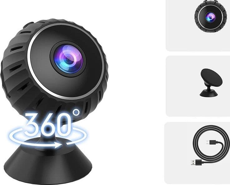 TELECAMERA WIRELESS CAMERA HD SMART LIFE Q-S701 RICARICABILE CASA INTERNI ESTERNI - 3