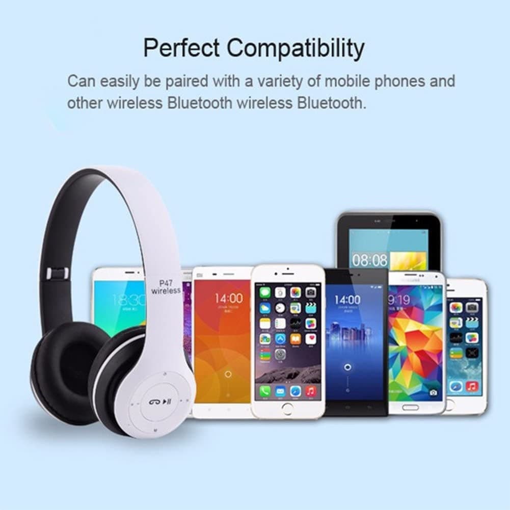 CUFFIE Q-317 SENZA FILI STEREO WIRELESS RICARICABILI USB BLUETOOTH PIEGHEVOLI - 5