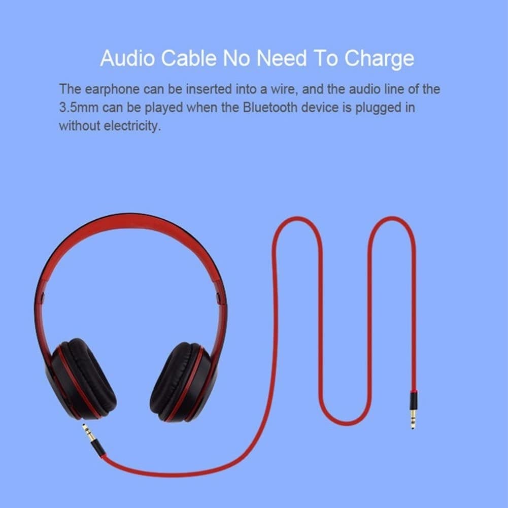 CUFFIE Q-317 SENZA FILI STEREO WIRELESS RICARICABILI USB BLUETOOTH PIEGHEVOLI - 8