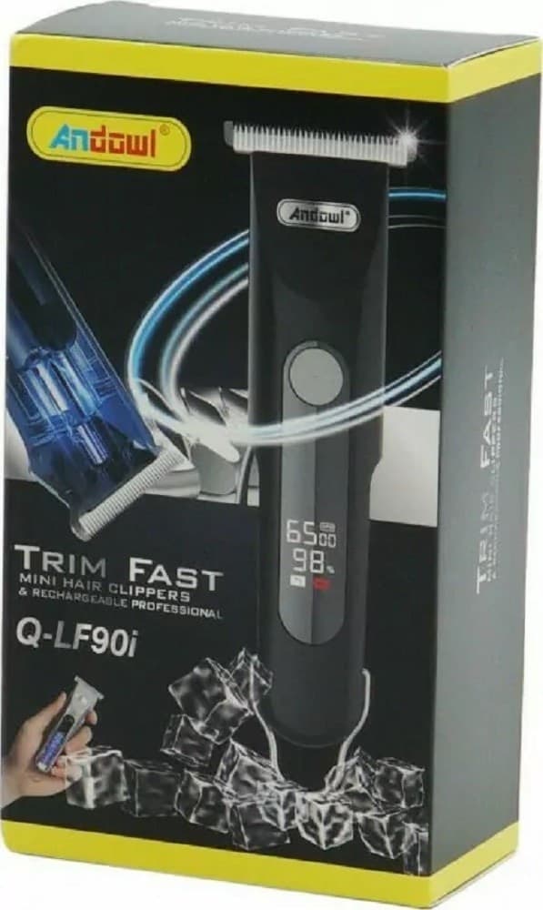 RASOIO RIFINITORE A TAGLIO RAPIDO PROFESSIONALE DA UOMO RICARICABILE USB Q-LF90I - 5
