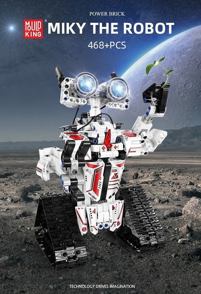 SET DA 467PZ COSTRUZIONE ROBOT RICARICABILE TELECOMANDATO BLUETOOTH APP Q-RB9001 - 4