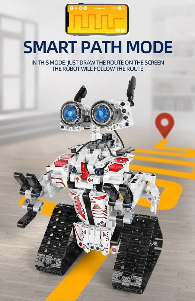SET DA 467PZ COSTRUZIONE ROBOT RICARICABILE TELECOMANDATO BLUETOOTH APP Q-RB9001 - 8
