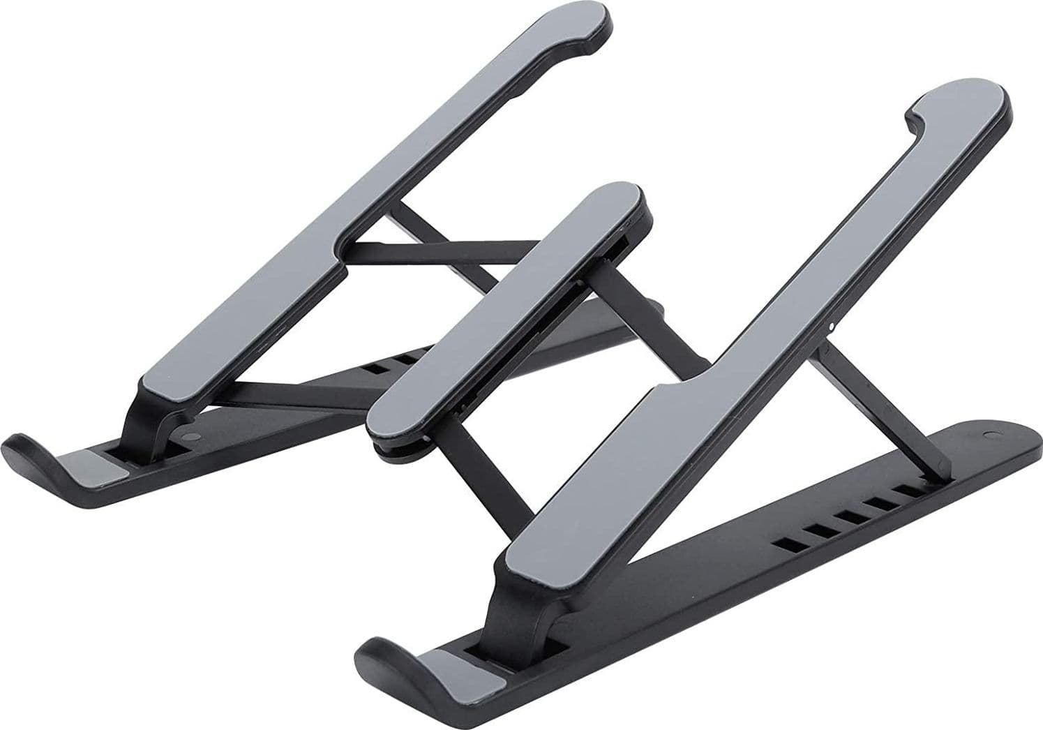 SUPPORTO STAND PIEGHEVOLE IN PLASTICA ANTISCIVOLO PER LAPTOP NOTEBOOK TABLET P1 - 16