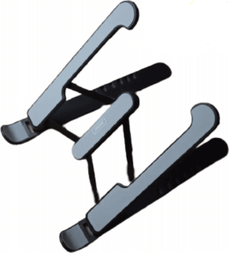 SUPPORTO STAND PIEGHEVOLE IN PLASTICA ANTISCIVOLO PER LAPTOP NOTEBOOK TABLET P1 - 3