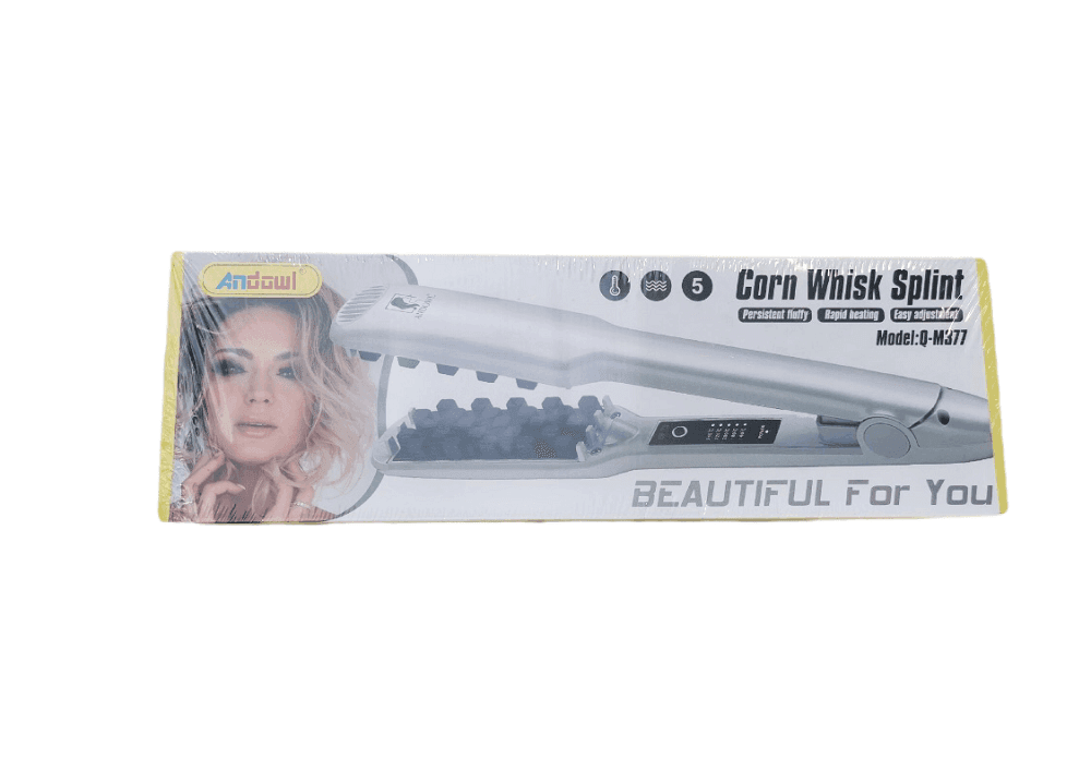 PIASTRA IN CERAMICA TORMALINA PER CAPELLI ONDULATI PROFESSIONALE STYLING Q-M377 - 10